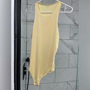 EXPRESS yellow bodysuit M